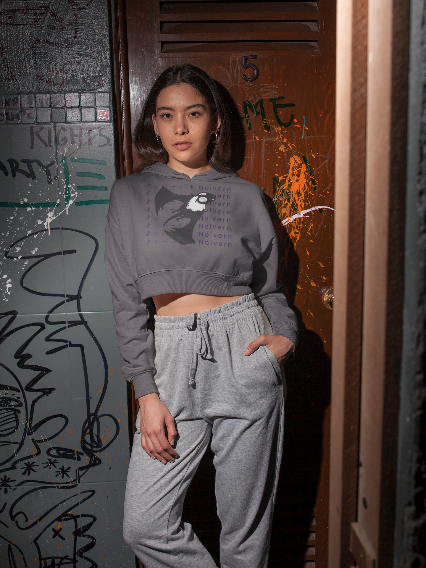 Noivern Crop Hoodie