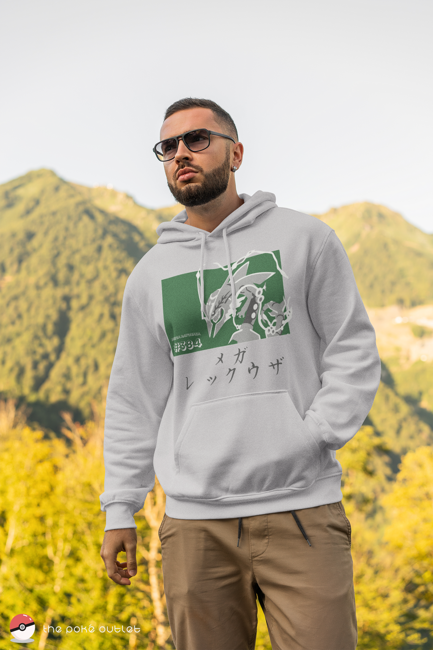 Mega Rayquaza Fleece Hoodie