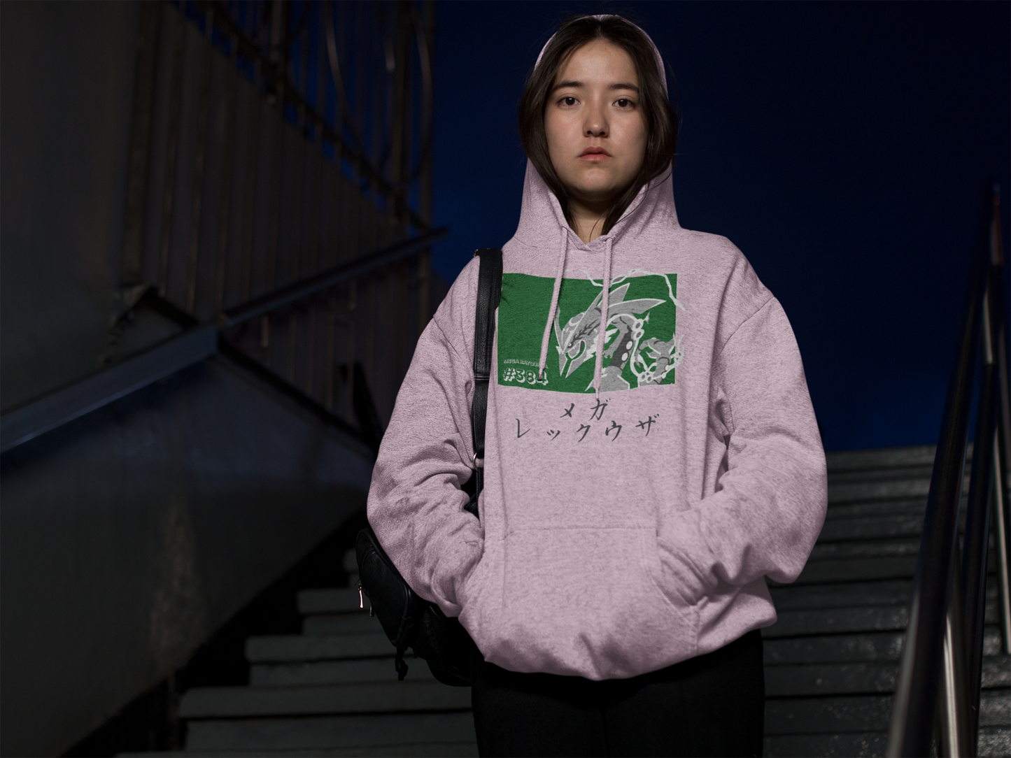 Mega Rayquaza Fleece Hoodie