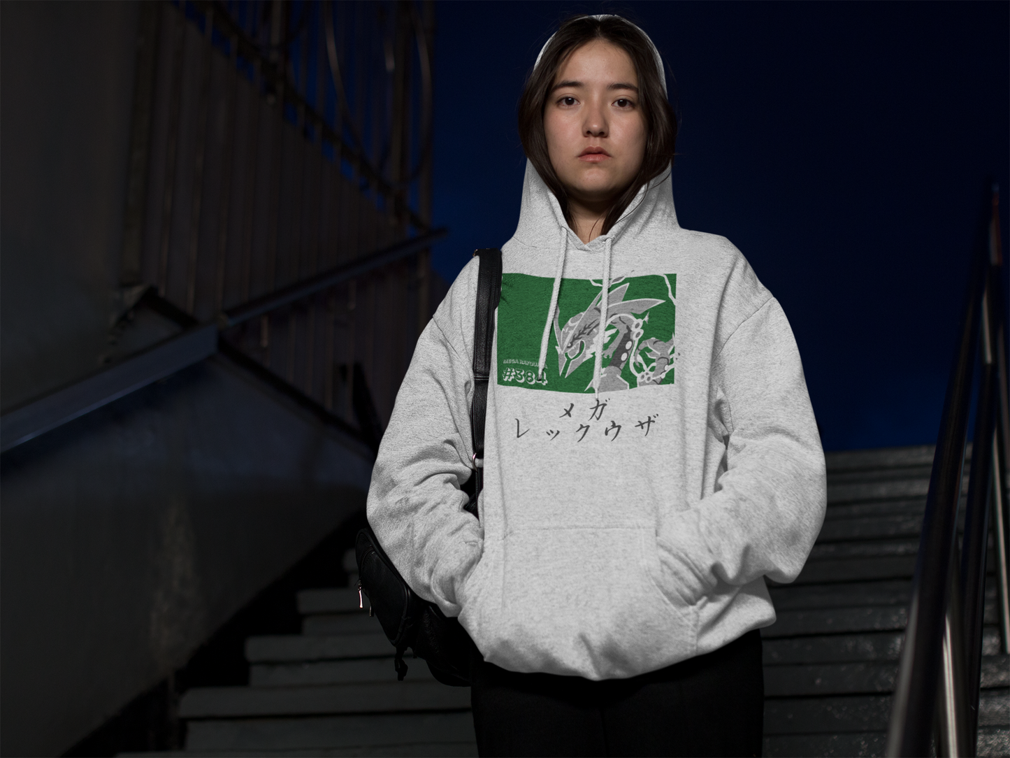 Mega Rayquaza Fleece Hoodie