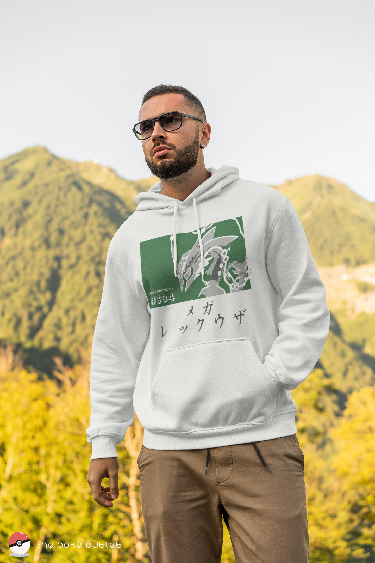 Mega Rayquaza Fleece Hoodie